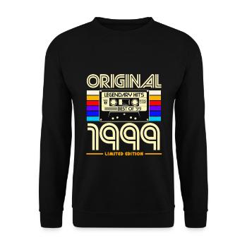 Original 1999 édition limitée - Sweat-shirt Unisexe - noir - Devant - Alina (178cm) & Michal (187cm)