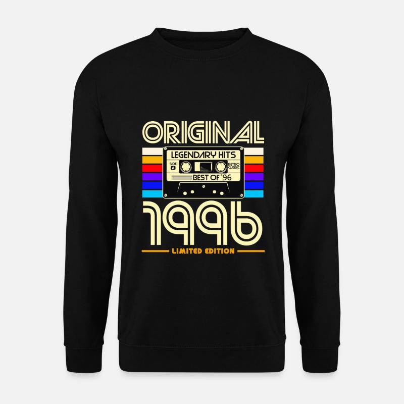 Originalkassette Retro von 1996 - Unisex Pullover - Schwarz