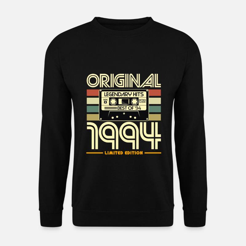 Original 1994 Nostalgia Cassette - Unisex Sweatshirt - black