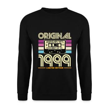 Original 1999 Edition Limitée - Sweat-shirt Unisexe - noir - Devant - Alina (178cm) & Michal (187cm)