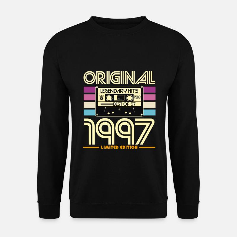 Original 1997 Cassette Retro - Unisex Sweatshirt - black