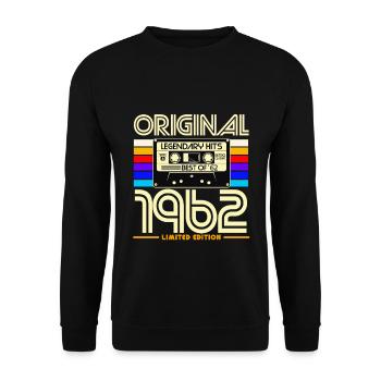 Original 1962 Limited Cassette - Sweat-shirt Unisexe - noir - Devant - Alina (178cm) & Michal (187cm)