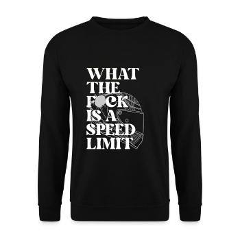 Car - Unisex Sweatshirt - black - Front - Alina (178cm) & Michal (187cm)