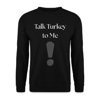 Parle-moi - Sweat-shirt Unisexe - noir - Devant - Alina (178cm) & Michal (187cm)