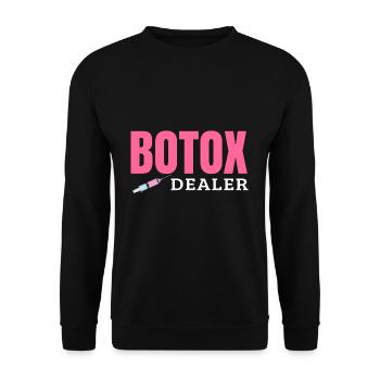 Botox - Unisex Pullover - Schwarz - Vorne - Alina (178cm) & Michal (187cm)