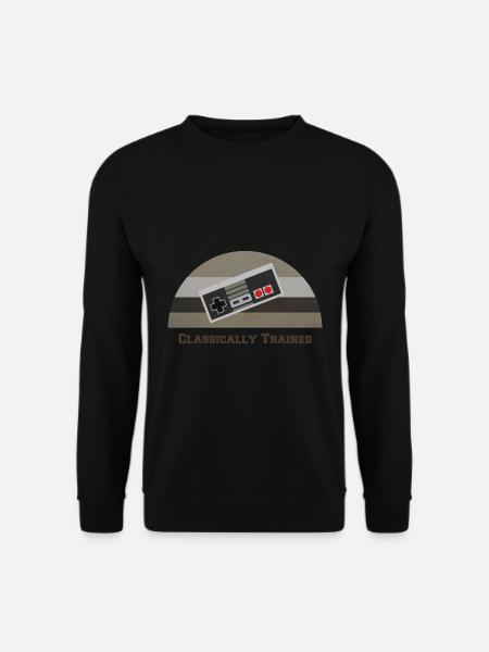 Classically trained Retro Gaming - Unisex Pullover - Schwarz
