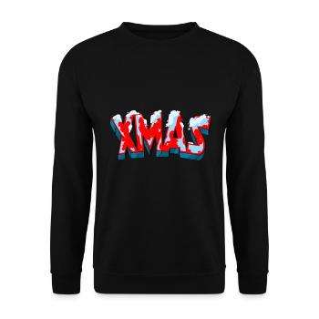 X Mas Outfit - Unisex Pullover - Schwarz - Vorne - Alina (178cm) & Michal (187cm)
