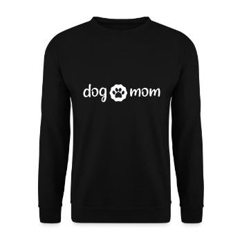 Chien - Chien maman - Sweat-shirt Unisexe - noir - Devant - Alina (178cm) & Michal (187cm)