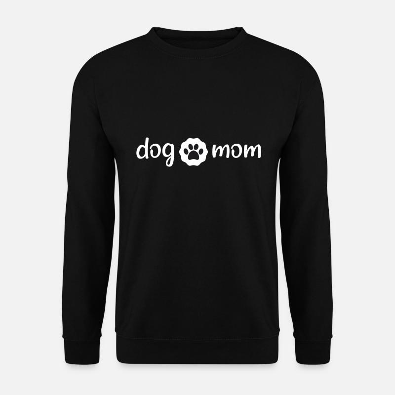 Dog - Dog mom - Unisex Sweatshirt - black