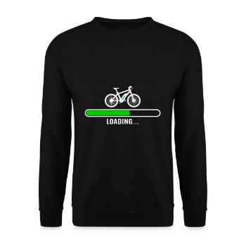 E-Bike - Sweat-shirt Unisexe - noir - Devant - Alina (178cm) & Michal (187cm)