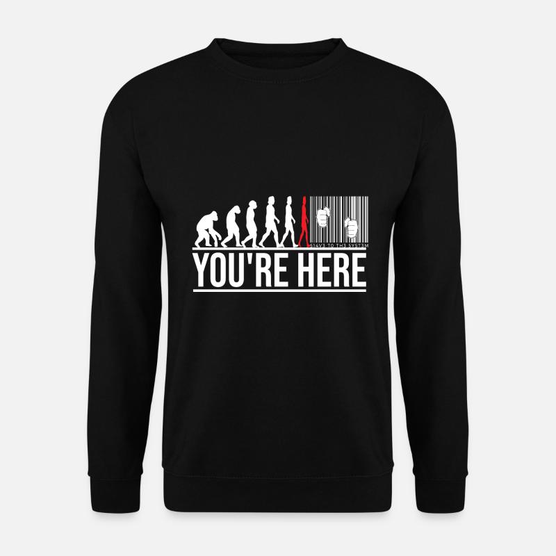 Bargeld Anti Digitalisierung - Unisex Pullover - Schwarz
