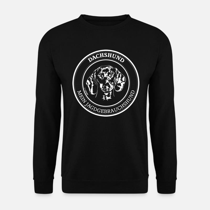 DACHSHUND Jagdgebrauchshund Wilsigns Jäger - Unisex Pullover - Schwarz