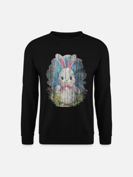 Cute Bunny, Cute Rabbit - Unisex Sweatshirt - black