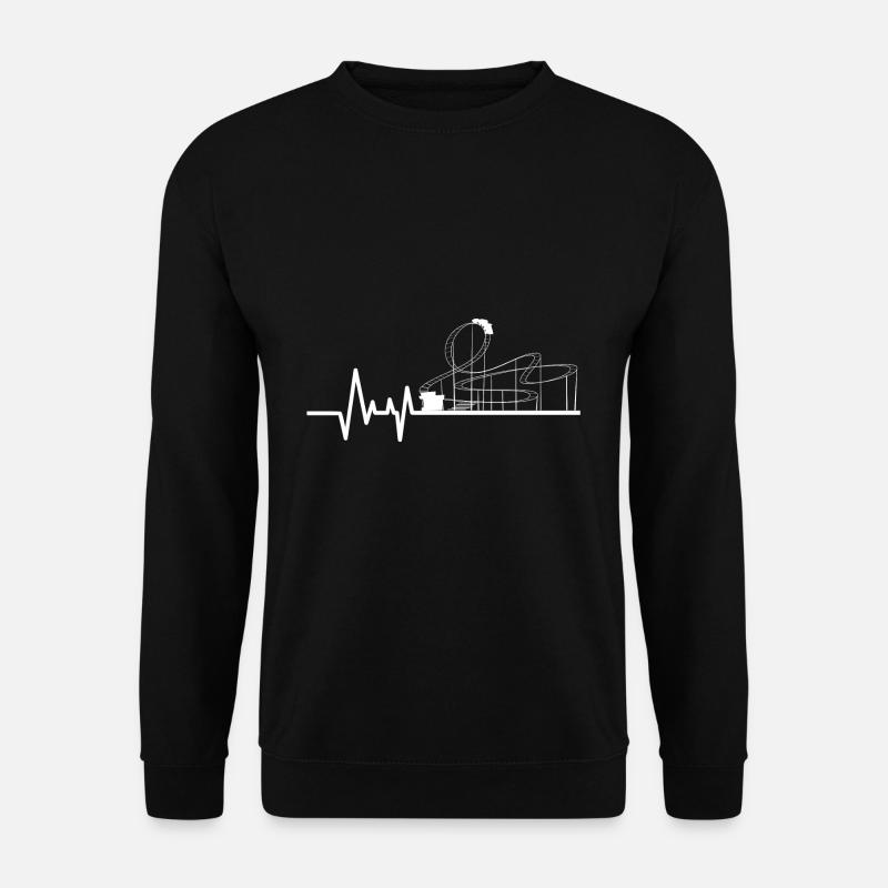 Achterbahn - Unisex Pullover - Schwarz