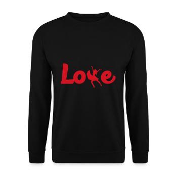 Flamenco - Unisex Pullover - Schwarz - Vorne - Alina (178cm) & Michal (187cm)