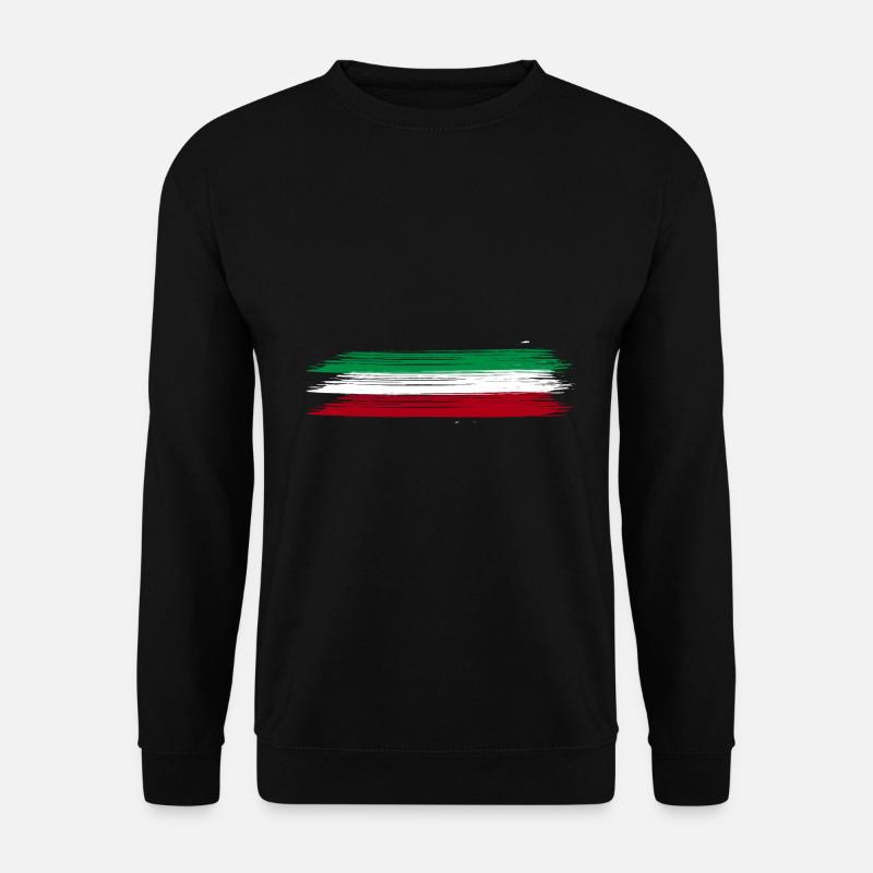 Italien Flagge - Unisex Pullover - Schwarz