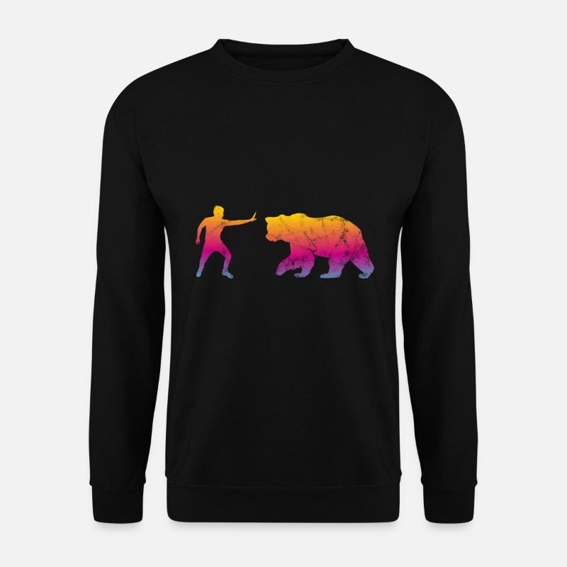 Stop Bär - Unisex Pullover - Schwarz