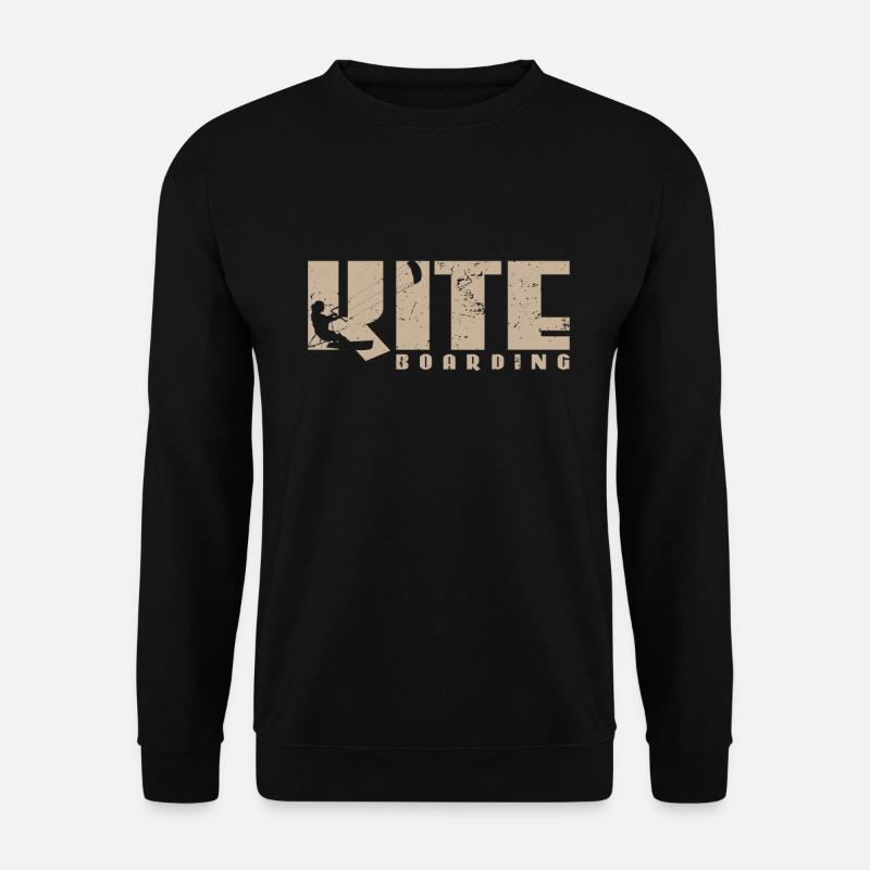 Kite Boarding - Unisex Pullover - Schwarz
