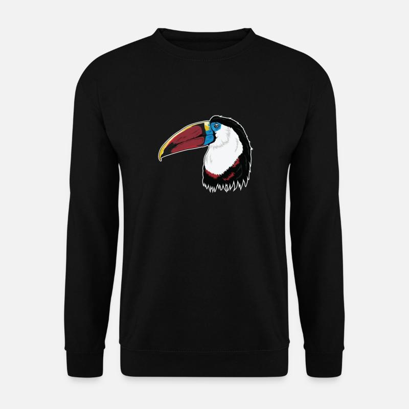 White-breasted toucan toucan bird - Unisex Sweatshirt - black