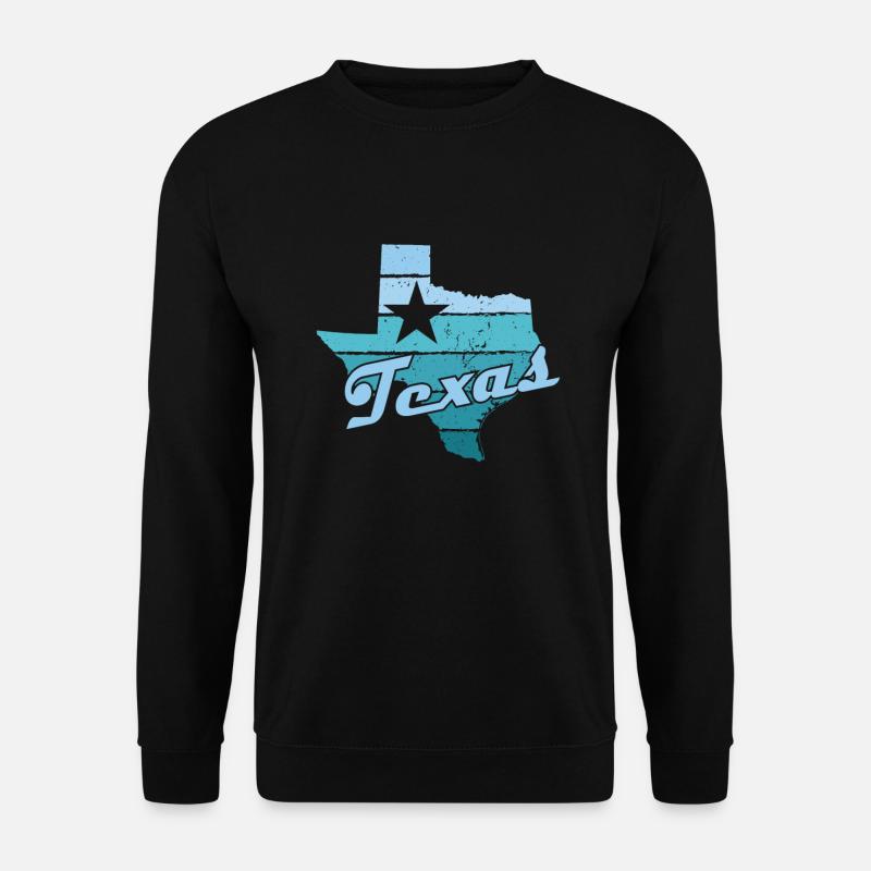 Texas Amerikanischer Staat - Unisex Pullover - Schwarz
