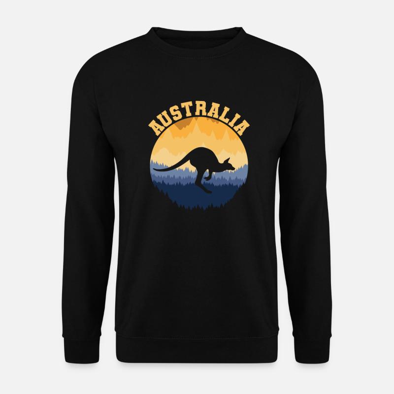 Australia Australia kangaroo - Unisex Sweatshirt - black