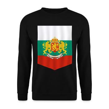 Bulgarien - Unisex Pullover - Schwarz - Vorne - Alina (178cm) & Michal (187cm)