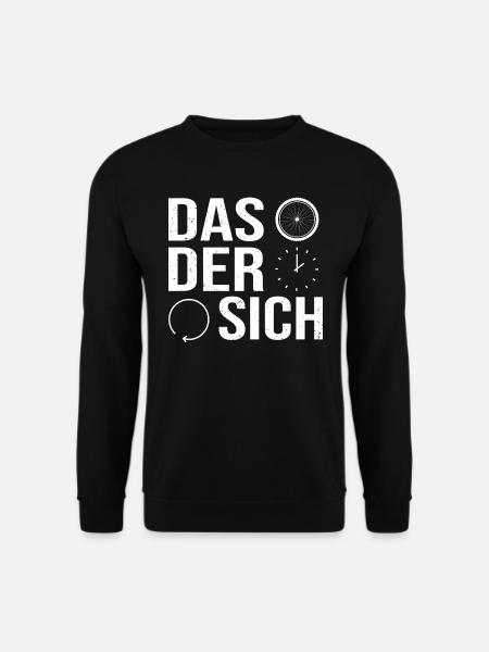 Das rad der zeit dreht sich weiter Spruch - Unisex Pullover - Schwarz