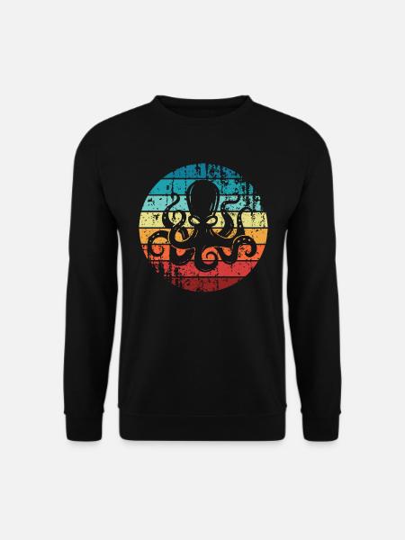 octopus octopuses squid squid - Unisex Sweatshirt - black