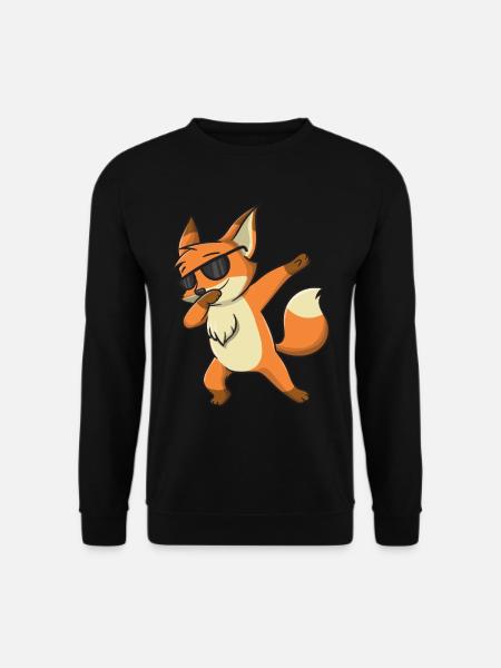 Fox-Sonnenbrille - Unisex Pullover - Schwarz