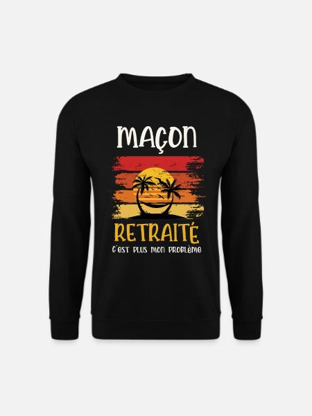 maçon retraité - Sweat-shirt Unisexe - noir