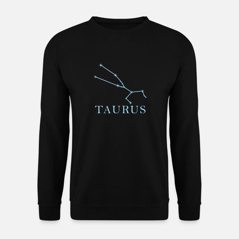 Sternkonstellation Sternzeichen Stier - Unisex Pullover - Schwarz