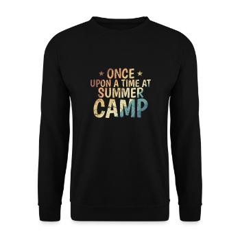 Il était une fois au camp d’été Urlaub - Sweat-shirt Unisexe - noir - Devant - Alina (178cm) & Michal (187cm)