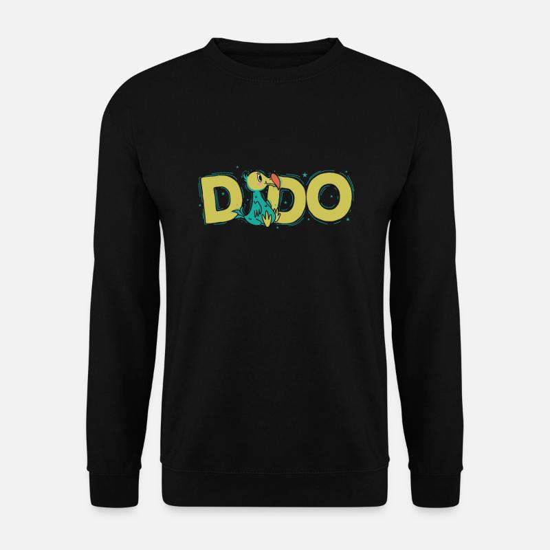 Dodo Vogel aus Mauritius - Unisex Pullover - Schwarz