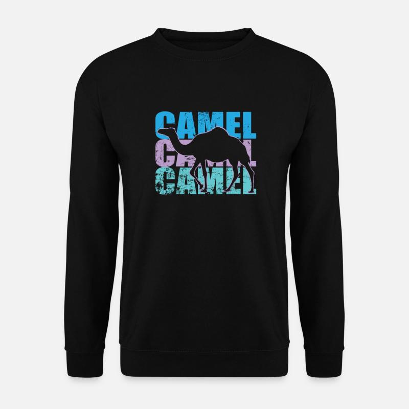 Camel Desert Dromedary Hump Caravan - Unisex Sweatshirt - black