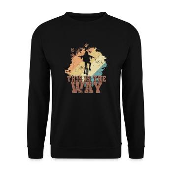C’est la façon dont Unicycle Balance - Sweat-shirt Unisexe - noir - Devant - Alina (178cm) & Michal (187cm)