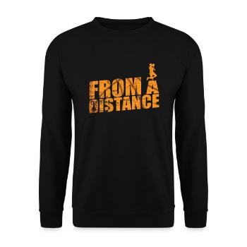 From a Distance Basketball - Unisex Pullover - Schwarz - Vorne - Alina (178cm) & Michal (187cm)
