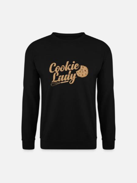 Cookie Lady Confectioner Cake - Unisex Sweatshirt - black