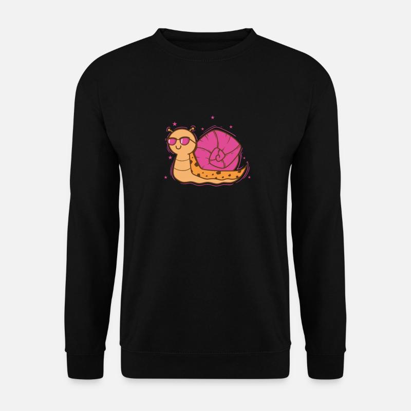 coole Schnecke Tier - Unisex Pullover - Schwarz