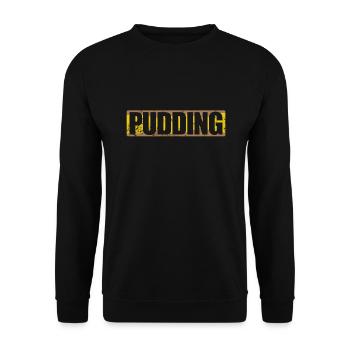 Pudding is always a good Idea Dessert - Unisex Pullover - Schwarz - Vorne - Alina (178cm) & Michal (187cm)