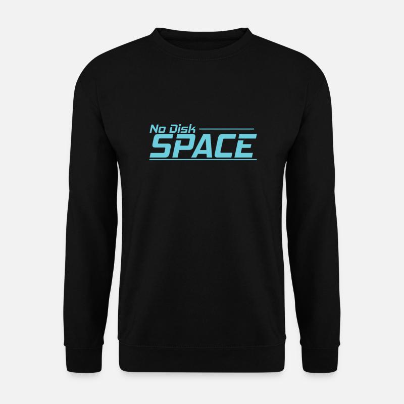 No Disk Space Retrospeichermodul - Unisex Pullover - Schwarz