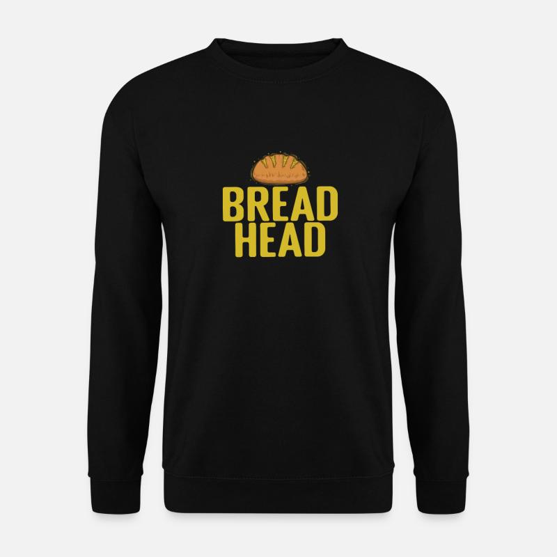 Bread Head Bäcker Backware - Unisex Pullover - Schwarz