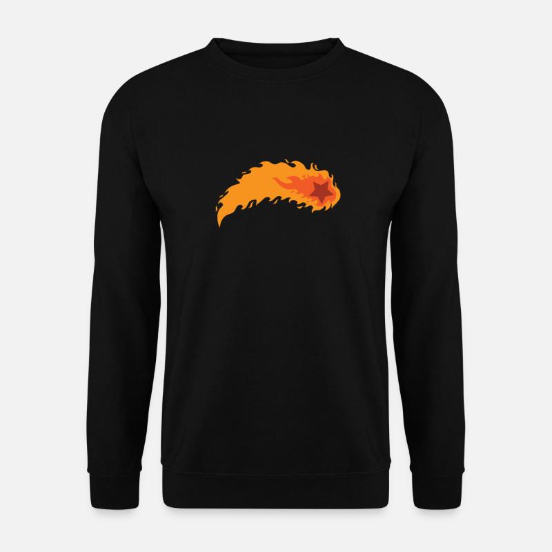 Feuerstern Weltall Himmel - Unisex Pullover - Schwarz