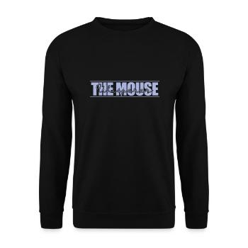 The Mouse Whisperer Nagetier Käse - Unisex Pullover - Schwarz - Vorne - Alina (178cm) & Michal (187cm)