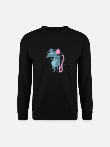 small rat pet rodent - Unisex Sweatshirt - black
