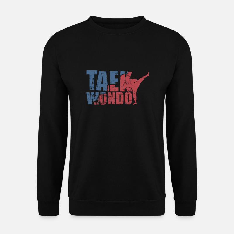 Taekwondo Kampfkunst Training fit - Unisex Pullover - Schwarz