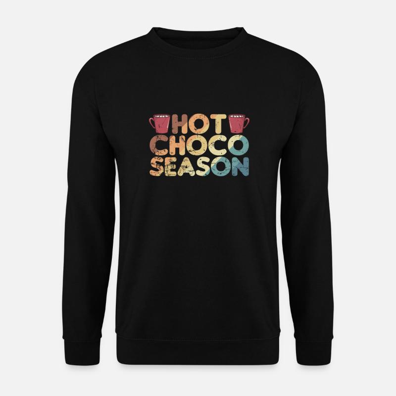 Hot Choco Season Candy Cocoa - Unisex Sweatshirt - black