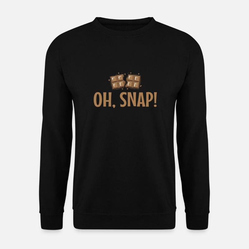 oh Snap Chocolat Lait Cacao - Sweat-shirt Unisexe - noir