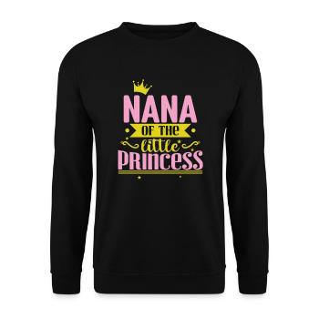 Nana of the little Princess - Unisex Pullover - Schwarz - Vorne - Alina (178cm) & Michal (187cm)