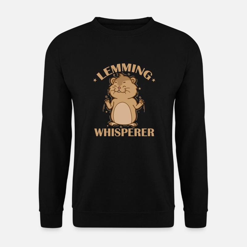 Lemming Whisperer Rodent - Unisex Sweatshirt - black