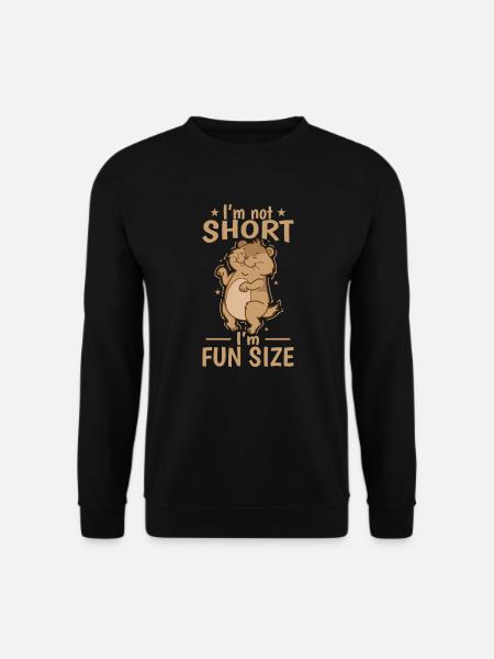 I'm not Short I'm Fun Size Lemming - Unisex Pullover - Schwarz